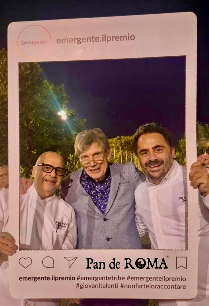 Salvo Leanza e Paolo Pannuti con Luigi Cremona