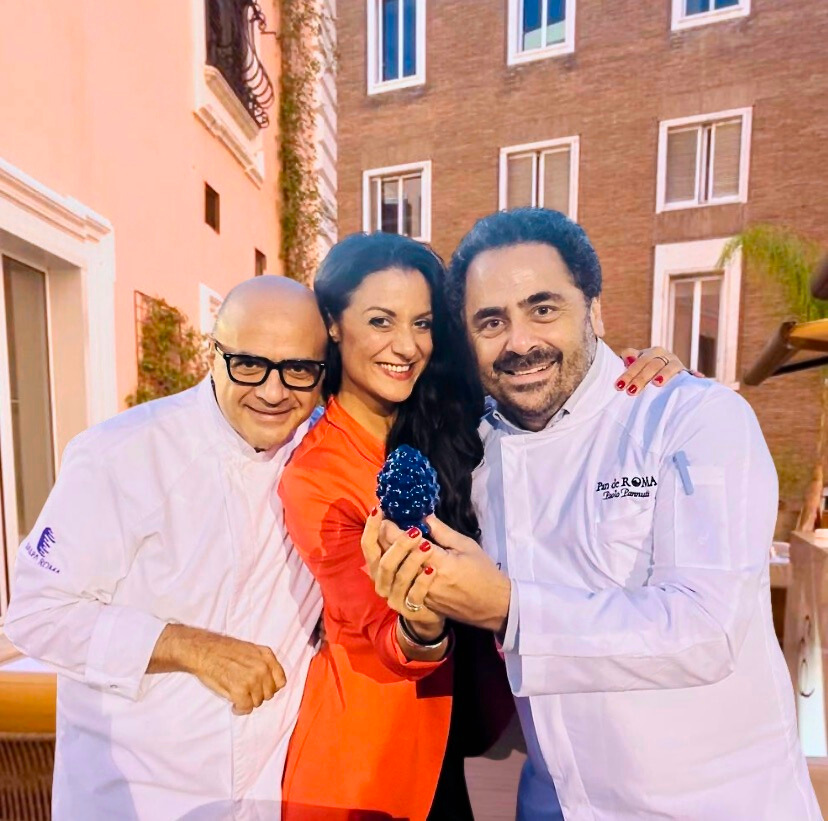 salvo leanza e paolo pannuti con sara de bellis