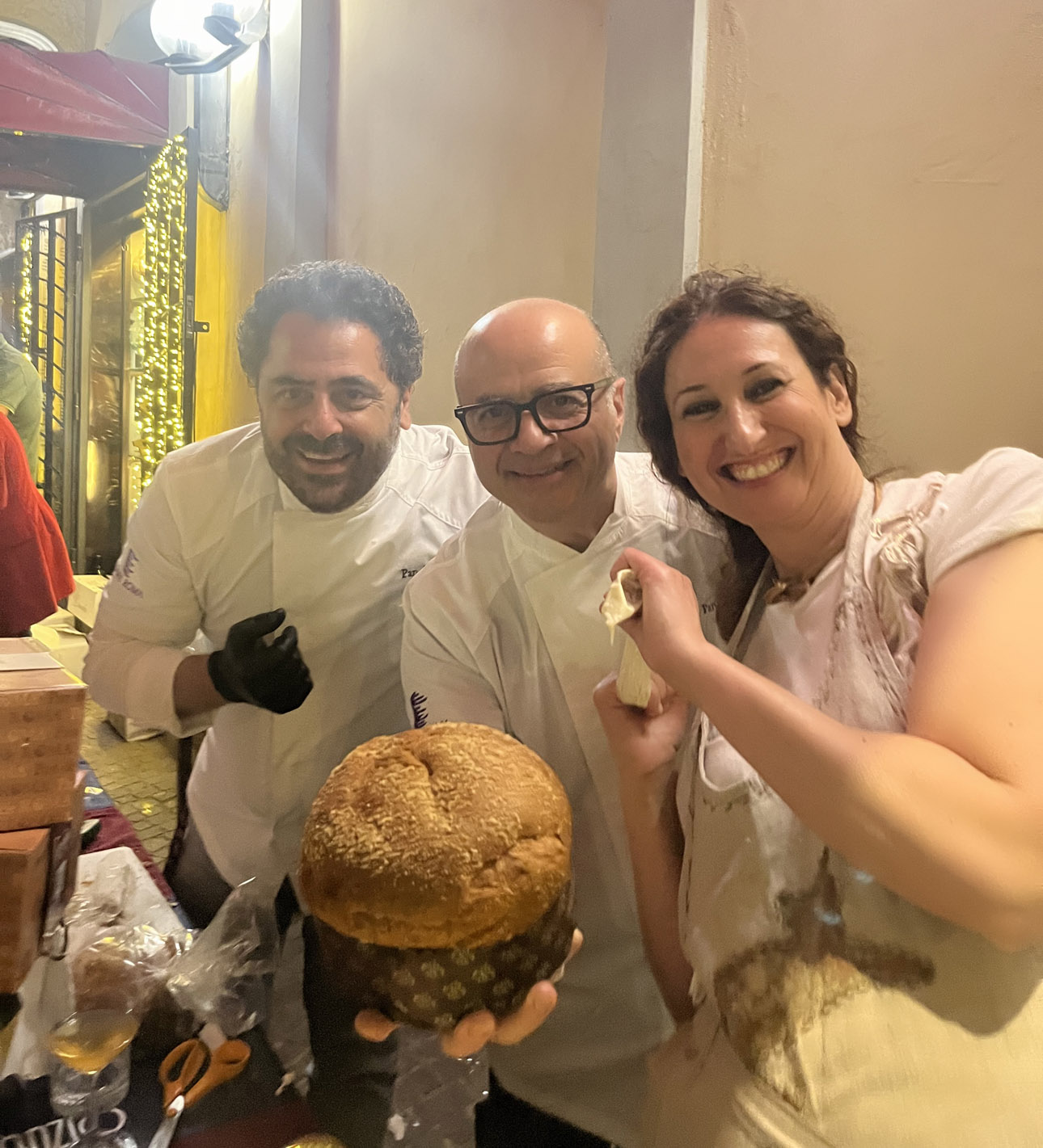 Paolo Pannuti e Salvo Leanza con Daria Del Gatto 